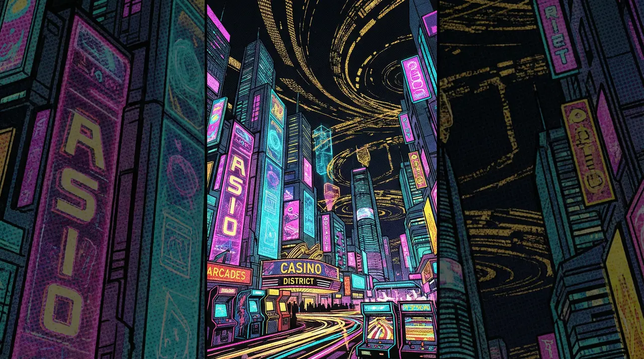 菠菜网 - 赛博不夜城波普艺术全景